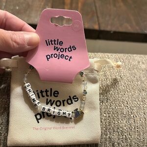 The Little Words Project “Shine Bright” bracelet